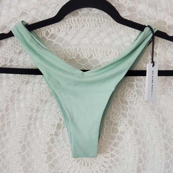 WeWoreWhat Delilah Bikini Bottom NWT Kelly Green - Picture 3 of 8